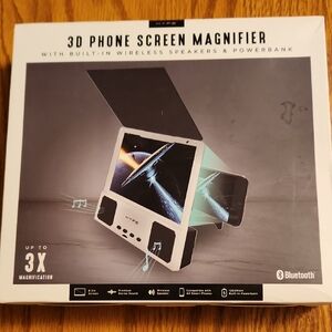 Hype Black and White 3D Phone Screen Magnifier